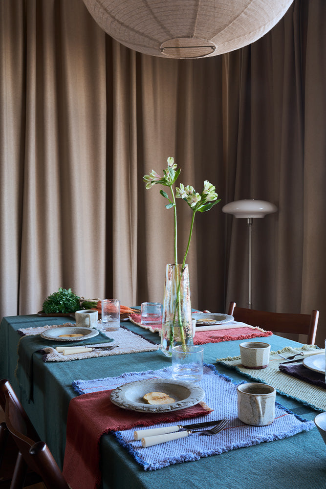 lorena-canals-nappe-vertical-duck-green-nappe-coton-dessus-de-lit image 2