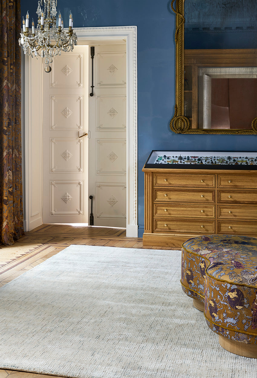 toulemonde-bochart-ariane-bleu-cru-tapis-laine-tiss-main image 3